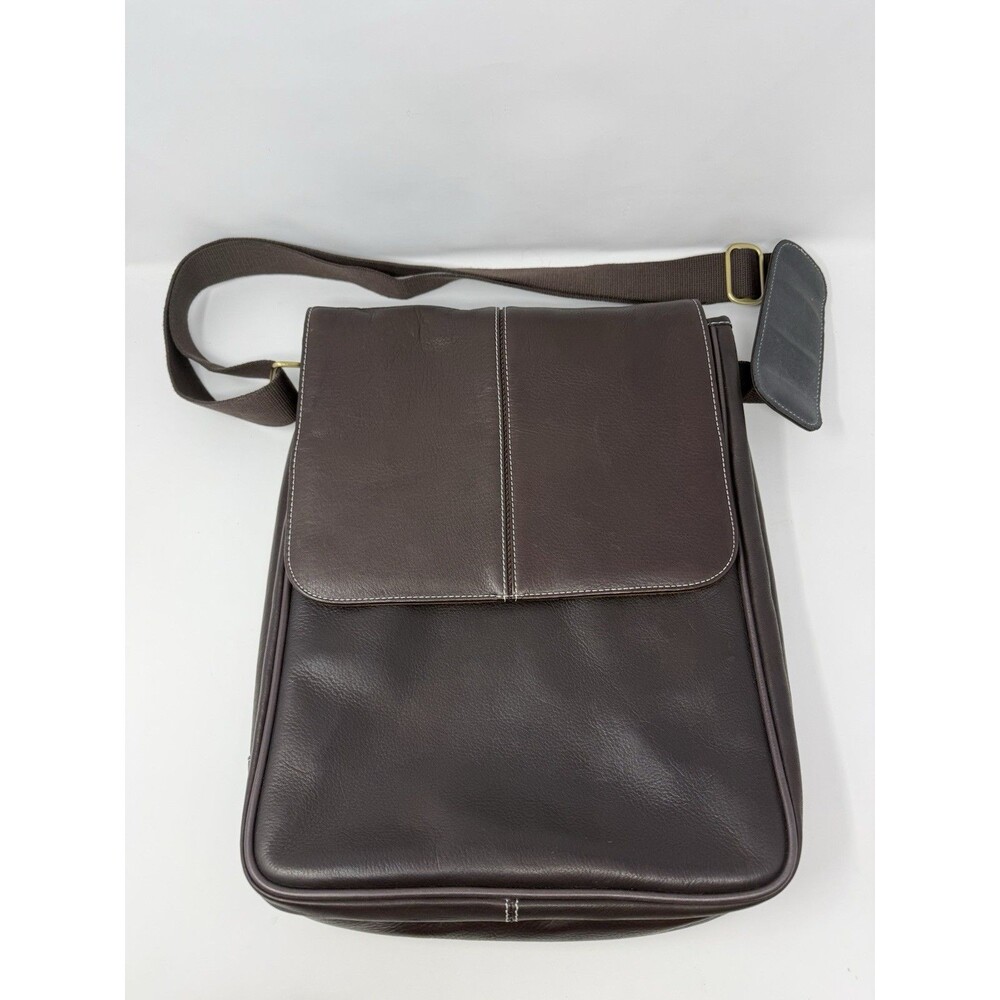 Bugatti Brown Crossbody Messenger Bag Laptop 11x13x3